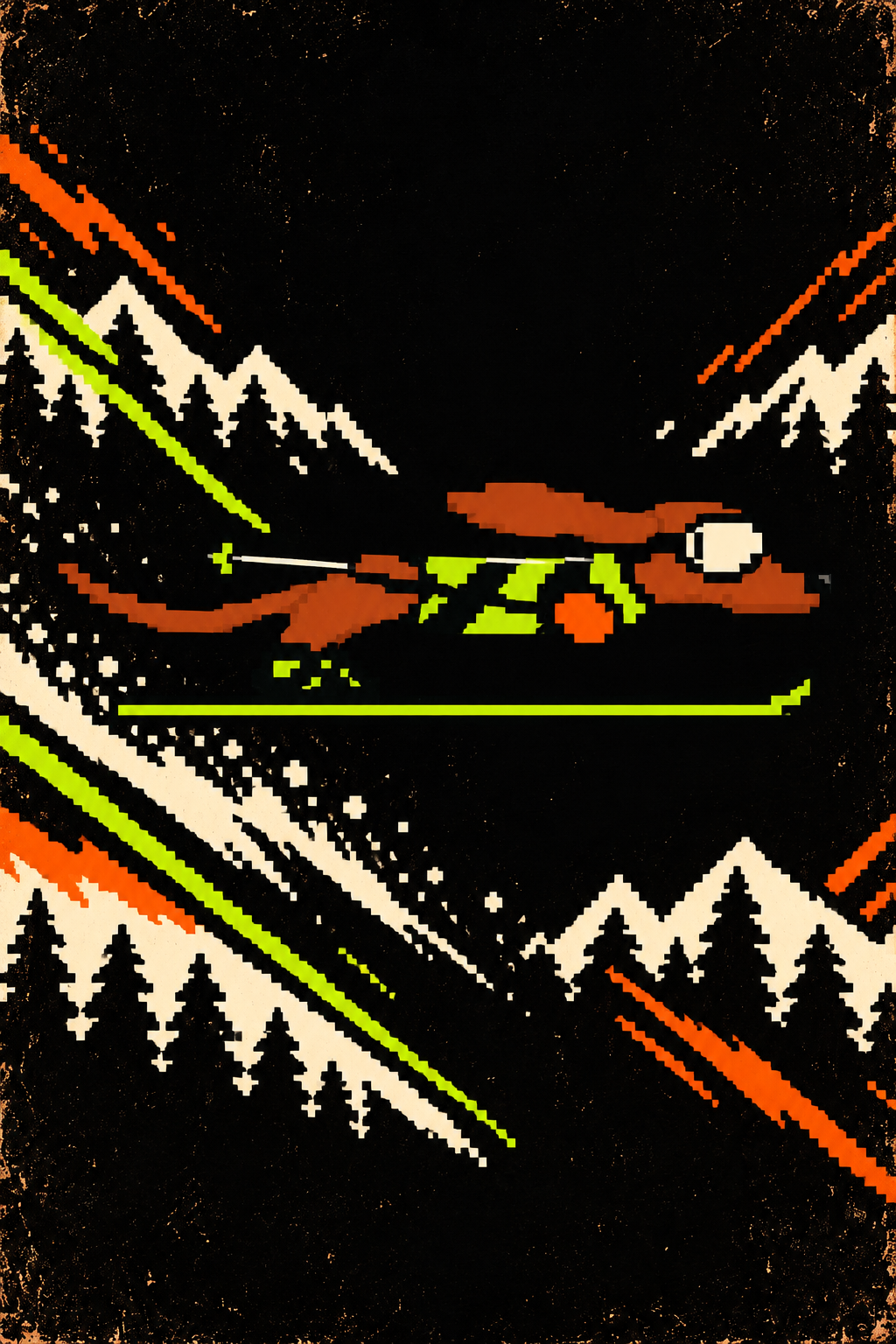 Long Dog downhill arcade artwork